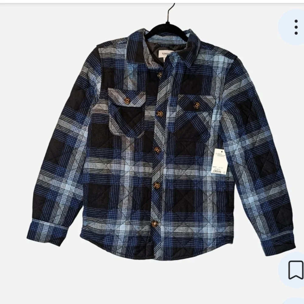 Sonoma Quilted Lined Plaid Shirt Jacket